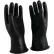 Oberon® Rubber Electrical Gloves, Class 0, Black, Size 10