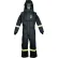 Oberon® TCG™ Arc Flash Hood & Coverall Suit Set with Vent System & Headlamp, 4XL, Black