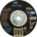Norton 66252843609 Metal Grinding and Cutting Wheel 4-1/2" x 1/4" x 5/8 - 11" 24 Grit Aluminum Oxide - Pkg Qty 10