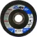 Norton 66254461164 BlueFire Fiberglass Conical Flap Disc T29 4-1/2" x 7/8" P80 Grit Zirconia Alumina - Pkg Qty 10