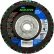 Norton 66623399059 Neon Fiberglass HD Flat Flap Disc T27 4-1/2" x 5/8 - 11" P40 Grit Zirconia Alum. - Pkg Qty 10
