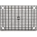SPC Industrial™ DuraShelf™, Adjustable Grid Top Panel, 36"W x 16"D, x 2-5/8"H, Black