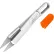 Slice® Specialty Self-Opening Scissors, Straight, 5-11/16"L, White/Orange