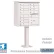 Cluster Box Unit, 12 A Size Doors, Type II, White, USPS Access
