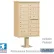 Cluster Box Unit, 13 B Size Doors, Type IV, Sandstone, USPS Access