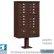 Cluster Box Unit, 16 A Size Doors, Type III, Bronze, USPS Access