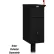 Mail Package Drop Locker 4375BLK - Black