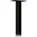 Standard Pedestal 4385BLK - In-Ground Mounted, for Roadside Mailbox, Package Drop, Black