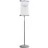 MasterVision Adjustable Clip Sign Stand, 73" X 12", Gray Stand