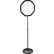 MasterVision Octagon Dry-Erase Sign Stand, 16"  X 16", Black