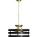 Ambiate Banda Cage Pendant Light Fixture, E26 Base, 40W, Black/Gold