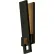 Ambiate Strisci Modern LED Wall Sconce Vanity Light Fixture, 12W, 250 Lumens, 4-13/16"L, Bronze/Blk