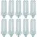 Sunlite® 4-Pin Compact Fluorescent Light Bulb, GX24q3 Base, 6500K, 26W, Daylight, Pack of 10