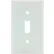 Sunlite® Toggle Switch Plate, 1-Gang, White, Pack of 12