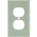 Sunlite® Duplex Switch Cover Plate, 1-Gang, Ivory, Pack of 12