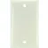 Sunlite® Blank Switch & Receptacle Plate, 1-Gang, Almond, Pack of 12