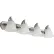 Sunlite® Modern Incandescent Bell Shaped Vanity Light Fixture, 100W, 30"L, Brushed Nickel