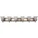 Sunlite® Traditional Bell Shaped Vanity Light Fixture, 60W, 48"L, Brushed Nickel