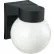 Sunlite® Globe Style Outdoor Vanity Light Fixture, 60W, 6"L, Black