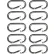 Snap-Loc® E-Track Snap Hook Carabiner, Pack of 10
