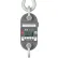 Dillon EDjr-5T Edjunior Dynamometer with Shackles, 10,000 lb x 10 lb