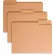 Smead® Kraft File Folders, 1/3 Cut Right, Reinforced Top Tab, Letter, Kraft, 50/Box