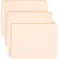 Smead® Manila End Tab Classification Folder, 1 divider, Straight Cut Tab, 50/BX