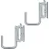 Snap-Loc® E-Track Multi Purpose J-Hook, 2" Hanger, Pack of 2