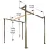 1/4 Ton, Spanco, Bridge Crane, 8' Bridge Length, 8' Runway Length, 10' Ht, 4 Col., No Header Req