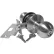 Hd Cyl. Locksets - Entry Lock Stainless Steel Keyed Different - Pkg Qty 3