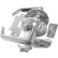 Leverset W/ 2 Step Rose Entry Lock - Dull Chrome Keyed Alike In 2 - Pkg Qty 2