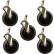 Rubbermaid® Caster Kit for Brute Dolly, Gray - FG2640M30000