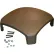 Rubbermaid Commercial® Landmark® Dome Top - FG3975L1DWOOD
