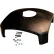Rubbermaid® Dome Top With Hole, Black With Hardware - FG3975M2BLA