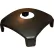 Rubbermaid® Dome Top With Hole, Sable With Hardware - FG3975M2SBLE