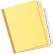 Avery Worksaver Insertable Divider Value Pack, Print-on, 8 Tabs, 24 Sets, Buff