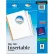 Avery WorkSaver Big Tab Insertable Tab Divider, Blank, 8.5"x11", 8 Tabs, White/Clear