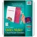 Avery Index Maker 5-Tab Clear Pocket View Divider, Print-on, 8.5"x11", 5 Tabs, White/Clear