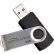 Compucessory 26466 Password Protected USB 2.0 Flash Drive, 8 GB, Black