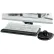 Fellowes® 93841 Standard Keyboard Tray, 17-1/4" to 17-3/4" Track Length, Black