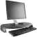 Kantek MS280B LCD/CRT Monitor Stand With Keyboard Storage, Black