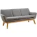 Lorell® Quintessence Collection Upholstered Sofa - Gray