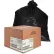 Recycled Heavy-Duty Black Trash Liners - 60 Gallon, 2.00 Mil