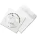 Quality Park® CD/DVD Sleeves, 77203, Moisture/Tear Resistant, 4-7/8" X 5", 100/Pk, White