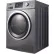 Summit Appliance Washer/Dryer Combo Unit, 24" Wide, 115V For Non-Vented Use, Platinum