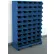 Stackbin®No 2 Pallet Base Sectional Bin Unit, 50 Compartments,37"W x 15-1/2"D x 57-1/2"H, Blue
