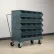 Stackbin®No 3 Mobile Sectional Bin Unit, 20 Compartments,37"W x 18-3/4"D x 40"H, Gray