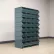 Stackbin®No 3 Pallet Base Sectional Bin Unit, 32 Compartments,37"W x 18-3/4"D x 57-3/4"H, Gray