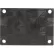 SPC Industrial™ DuraShelf™, Adjustable Solid Top Panel, 36"W x 24"D, x 2-5/8"H, Black