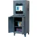 Strong Hold® Extreme Duty Computer Cabinet w/ 2 Shelves, 26"W x 24"D x 72"H, Dark Gray